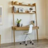 Fantol Oak Leaning Desk