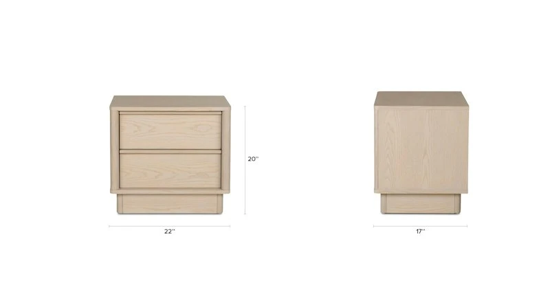 Aster Natural Ash 2-Drawer Nightstand Aster Natural Ash 2-Drawer Nightstand -Furniture Sales 2024 image90437