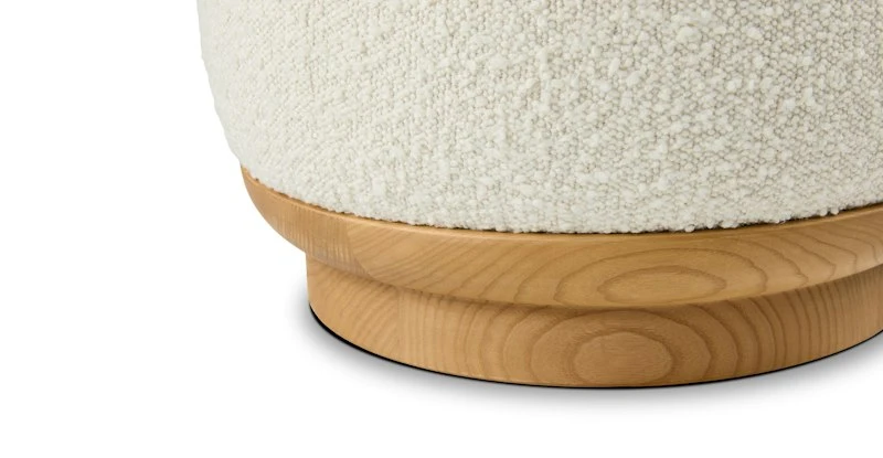 Pica Ivory Bouclé Ottoman Pica Ivory Bouclé Ottoman -Furniture Sales 2024 image90912