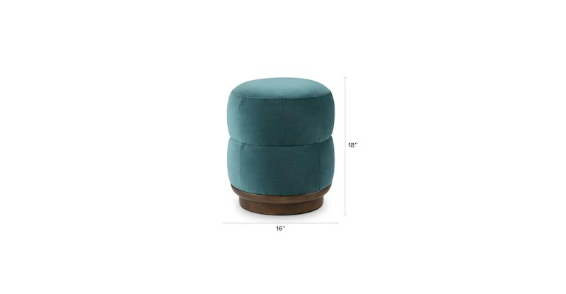 Pica Plush Pacific Blue Ottoman Pica Plush Pacific Blue Ottoman -Furniture Sales 2024 image90922