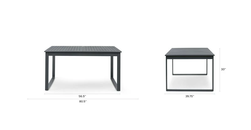 Ofer Dark Gray Table for 4, Extendable Ofer Dark Gray Table For 4, Extendable -Furniture Sales 2024 image91502