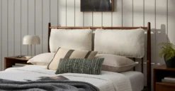 Lenia Oleander White Headboard Cushion Set