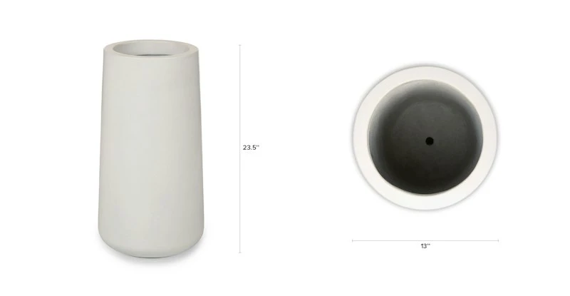 Tuva White Tall Narrow Indoor/Outdoor Planter Tuva White Tall Narrow Indoor/Outdoor Planter -Furniture Sales 2024 image92839