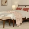 Lenia Panel Walnut Queen Bed