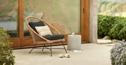 Aeri Slate Gray Lounge Chair