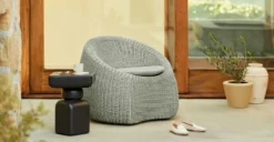 Avila Beach Sand Swivel Chair