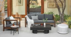 Palmera Dravite Black Sofa