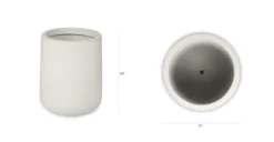 Tuva White Tall Wide Indoor/Outdoor Planter 4 Tuva White Tall Wide Indoor/Outdoor Planter -Furniture Sales 2024 image94545