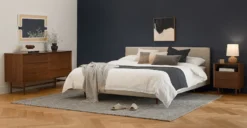 Tessu Clay Taupe King Bed