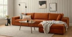 Amoeba Wild Walnut 35" Wide Coffee Table