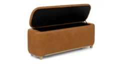 Maribo Rawhide Tan 48" Storage Ottoman 2 Maribo Rawhide Tan 48" Storage Ottoman -Furniture Sales 2024 image95550