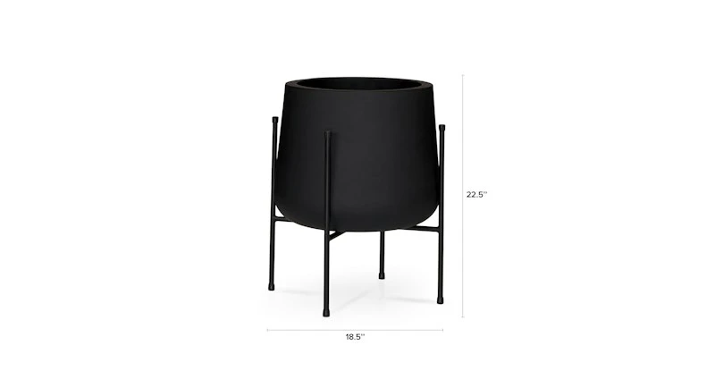 Tuva Black Wide Indoor/Outdoor Planter Set Tuva Black Wide Indoor/Outdoor Planter Set -Furniture Sales 2024 image98119