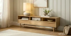 Rama White 21" Table Lamp