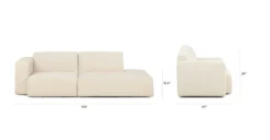Sanna Magnet Ivory Left Arm Modular Sofa 13 Sanna Magnet Ivory Left Arm Modular Sofa -Furniture Sales 2024 image99265