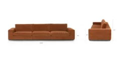 Beta Rowan Orange Modular Sofa -Furniture Sales 2024 image99721